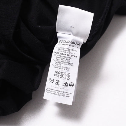 Dolce&Gabbana Tank Top Cotton Black F8H47Z Women 38