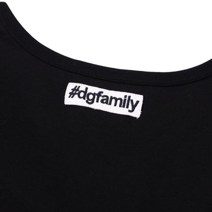 Dolce&Gabbana Tank Top Cotton Black F8H47Z Women 38