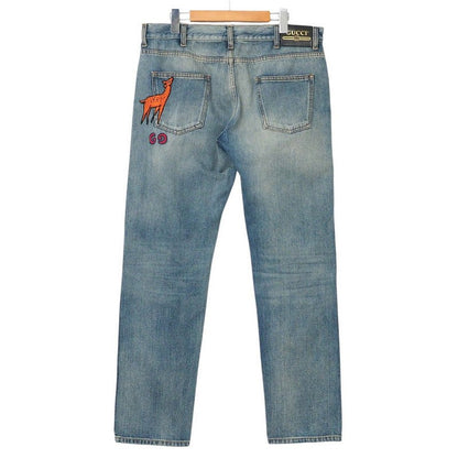 Gucci Denim Pants Cotton Denim Blue Type Mens 36