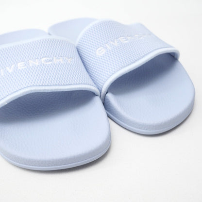 Givenchy Sandals Leather X Fabric Light Blue Va0213 Women 38