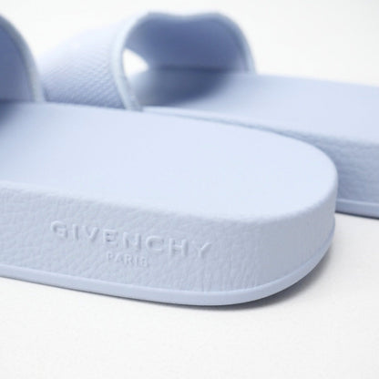 Givenchy Sandals Leather X Fabric Light Blue Va0213 Women 38