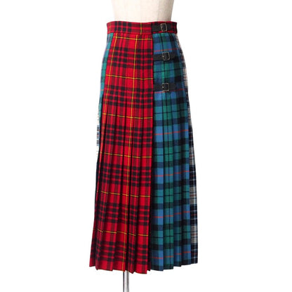 Gucci Long Skirt 448873 Wool Multicolor Women 36