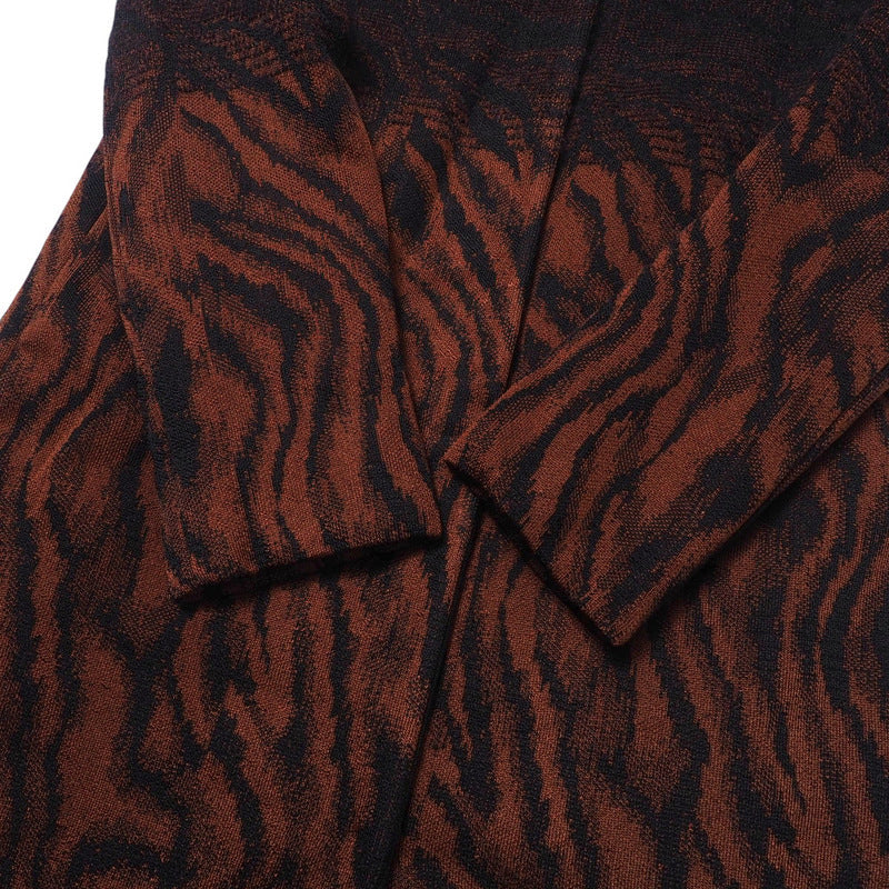 Missoni Stainless Collar Coat C0 Md Gw 0010 60% Rayon, 32% Wool, 8% Nylon 654/Black/Brown Women 42