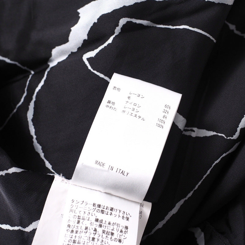 Missoni Stainless Collar Coat C0 Md Gw 0010 60% Rayon, 32% Wool, 8% Nylon 654/Black/Brown Women 42