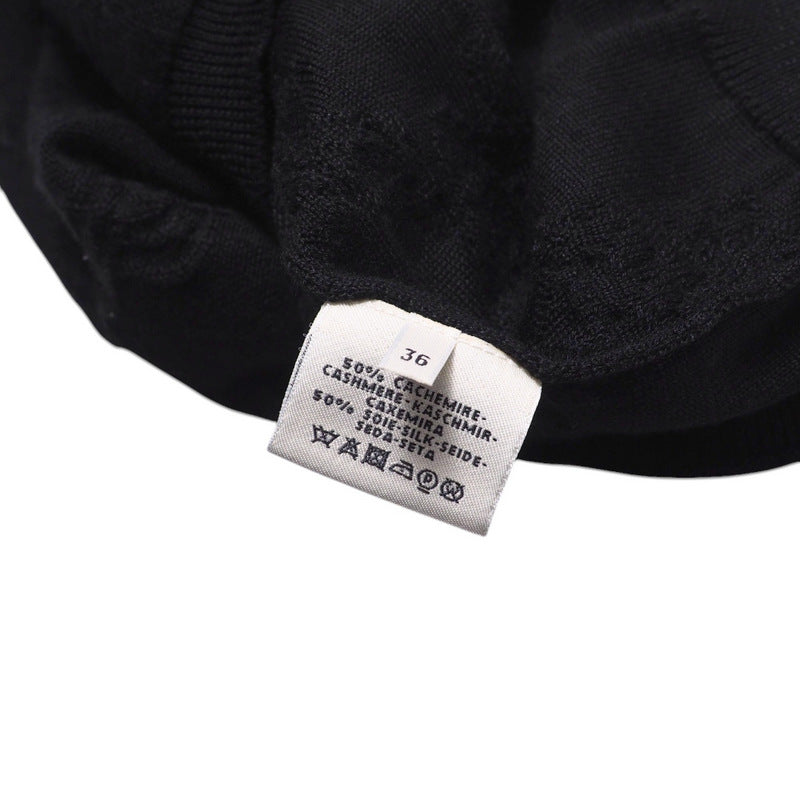 Hermes One Piece Knit Black Women 36