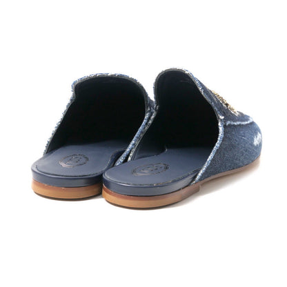 Tod'S Sandals Xxw79A0Ar10 Denim Indigo, Silver, Gold Women 37