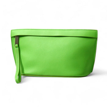 Salvatore Ferragamo Clutch Bag Au-24/1390 Leather Light Green Women Au-24/1390