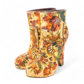 Dolce&Gabbana Boots Fabric Multicolor Women 37 1/2
