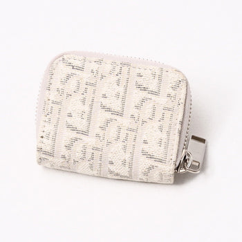 Dior Coin Case 24-Bo-1119 Jacquard Light Beige Mens