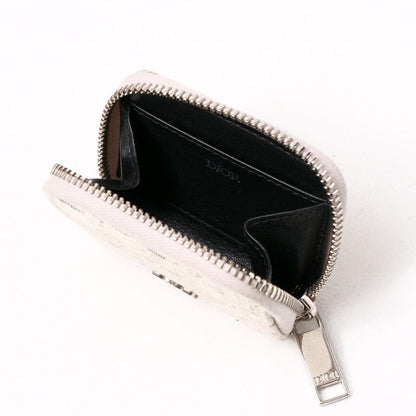 Dior Coin Case 24-Bo-1119 Jacquard Light Beige Mens