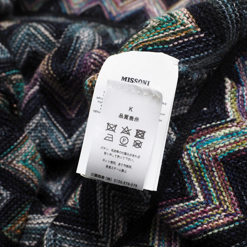 Missoni Knit Knit Blue Brown Women 40