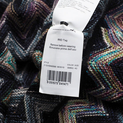 Missoni Knit Knit Blue Brown Women 40