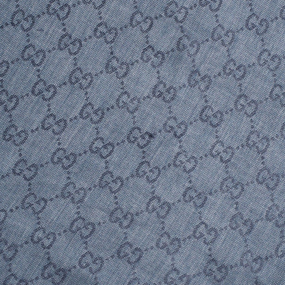 Gucci Shawl 283833 3G272 55% Cotton, 45% Silk Navy