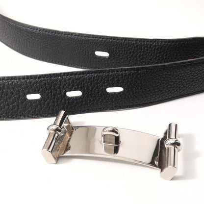Hermes Belt Taurillon Clemence Black 105
