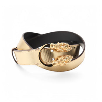 Gucci Belt 037 1766 424 Leather Gold 7530
