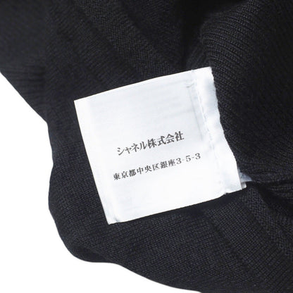 Chanel Knit P31400 Knit Black Women 38