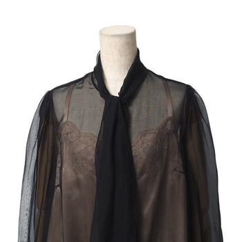 Dolce&Gabbana Blouse F5G72T Silk Black Women 40