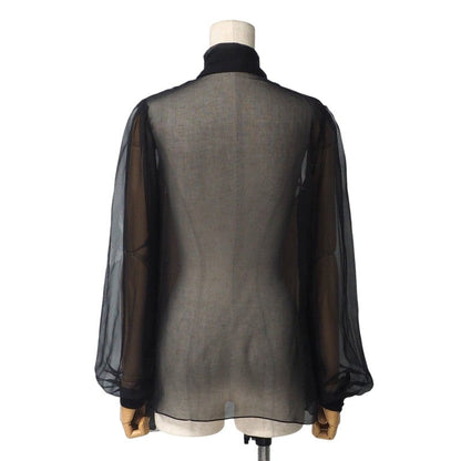 Dolce&Gabbana Blouse F5G72T Silk Black Women 40