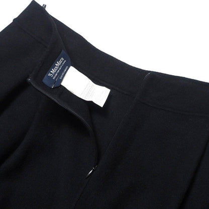 Max Mara Skirt 91061533075 Wool Black Women 44