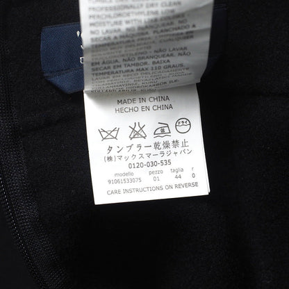 Max Mara Skirt 91061533075 Wool Black Women 44