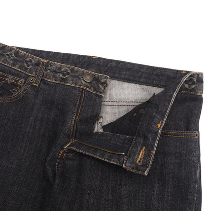 Louis Vuitton Denim Pants 072Wwlpa02Cf7 Cotton Denim Black Type Women 38