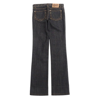 Louis Vuitton Denim Pants 072Wwlpa02Cf7 Cotton Denim Black Type Women 38