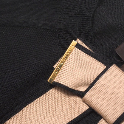 Louis Vuitton Knit Rw111A Wsk515Mxr Knit Black/Pink Brown Women Xs