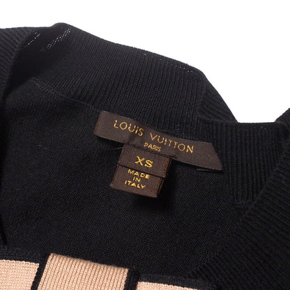 Louis Vuitton Knit Rw111A Wsk515Mxr Knit Black/Pink Brown Women Xs