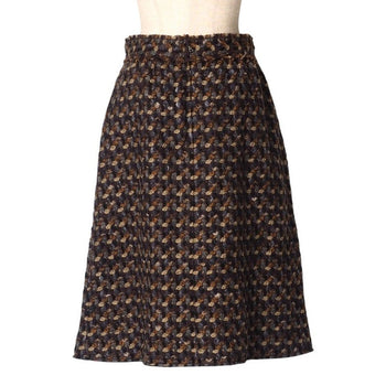 Dolce&Gabbana Skirt F4M40T Wool Brown X Gray Type Women 42