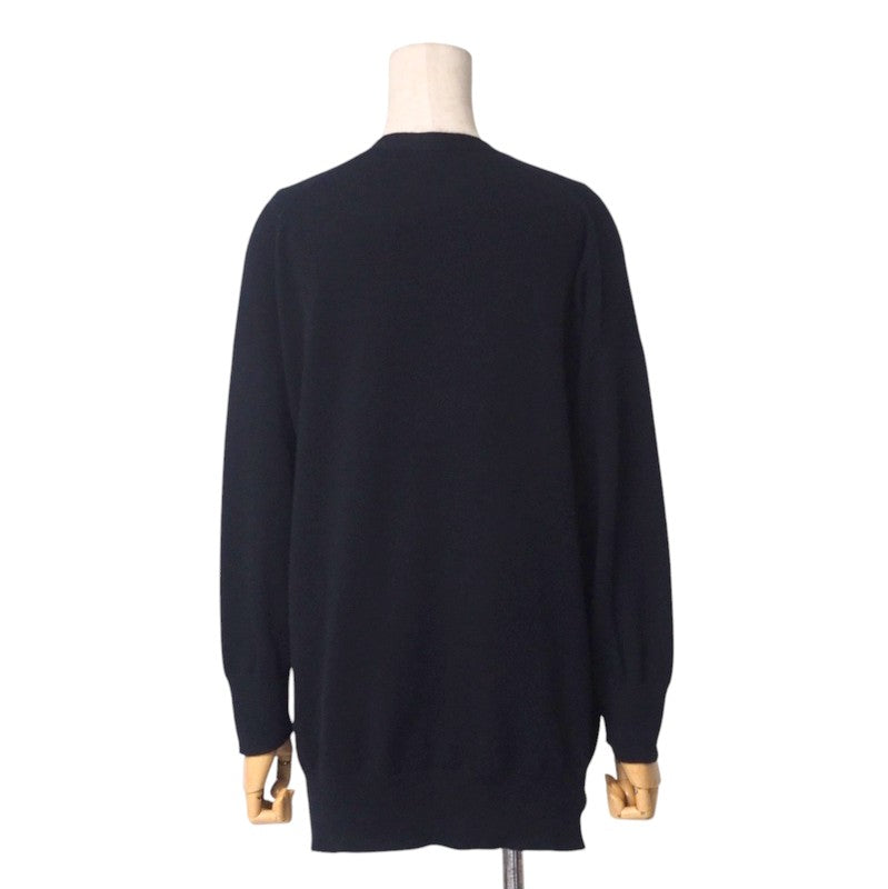 Hermes Knit Knit Black Women 40