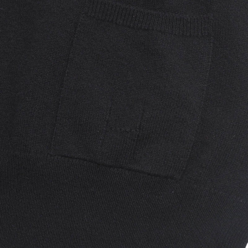 Hermes Knit Knit Black Women 40