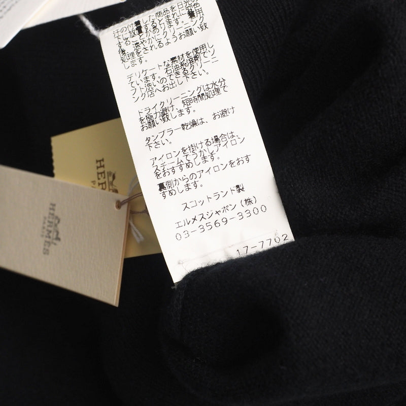 Hermes Knit Knit Black Women 40