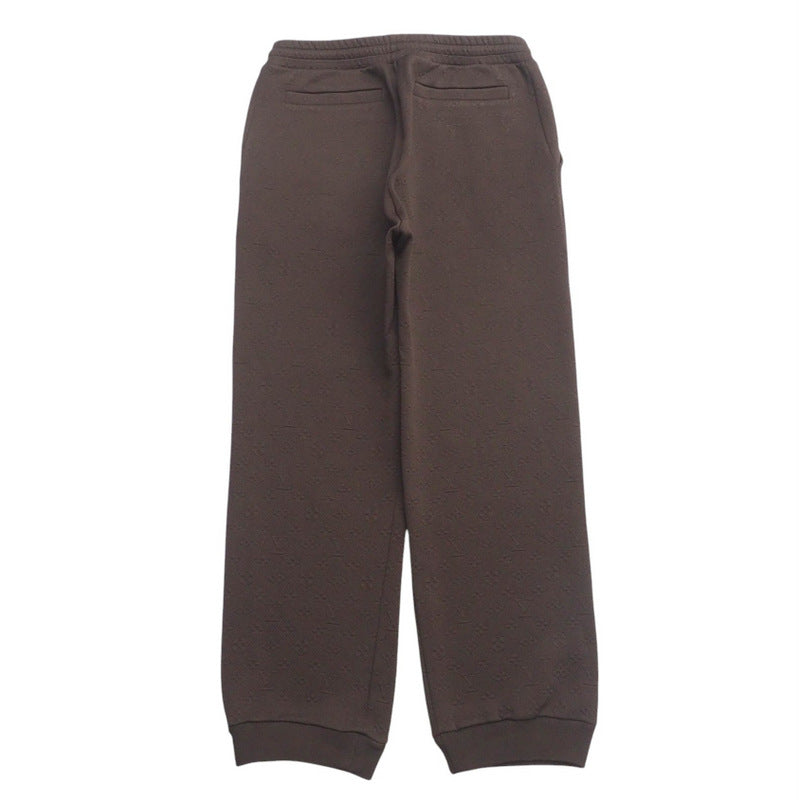 Louis Vuitton Pants Rm231Q Xhm Hjy46W 66% Polyester, 21% Nylon, 13% Cotton Brown Monogram Mens Xl