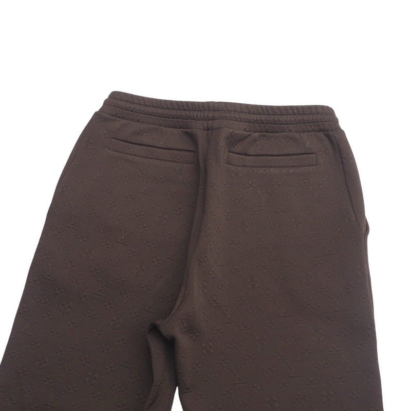 Louis Vuitton Pants Rm231Q Xhm Hjy46W 66% Polyester, 21% Nylon, 13% Cotton Brown Monogram Mens Xl
