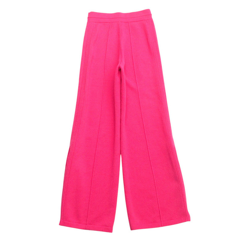 Louis Vuitton Pants Knit Pink Women Xs