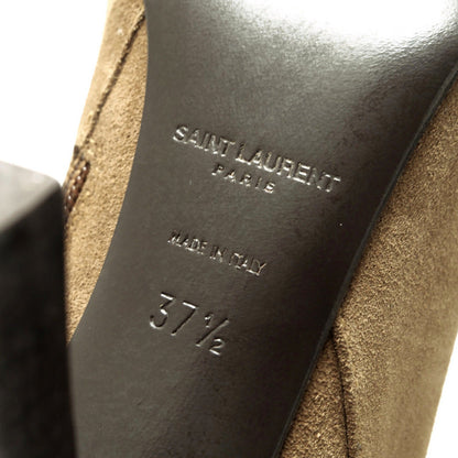 Saint Laurent Paris Boots 441319 Suede Brown Women 37.5