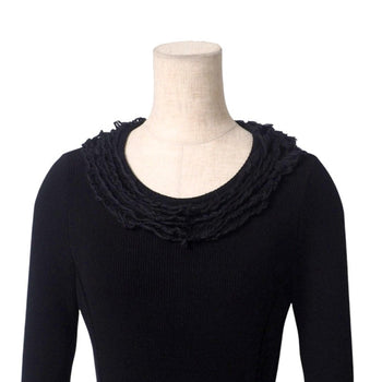 Burberry Black Label One Piece D5N82-316-09 68% Rayon, 32% Polyester Black Women 38