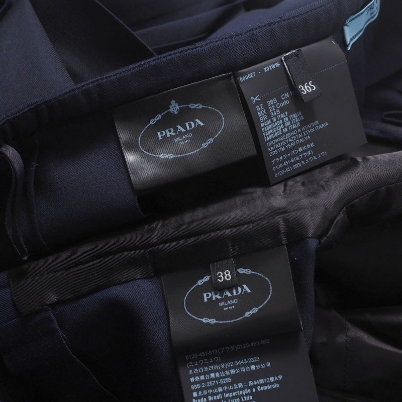 Prada Setup P522N/P145V Wool Navy Women Jacket