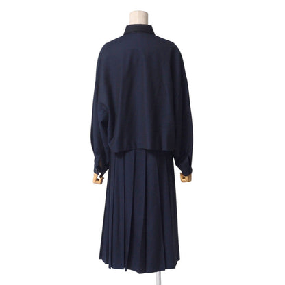 Prada Setup P522N/P145V Wool Navy Women Jacket