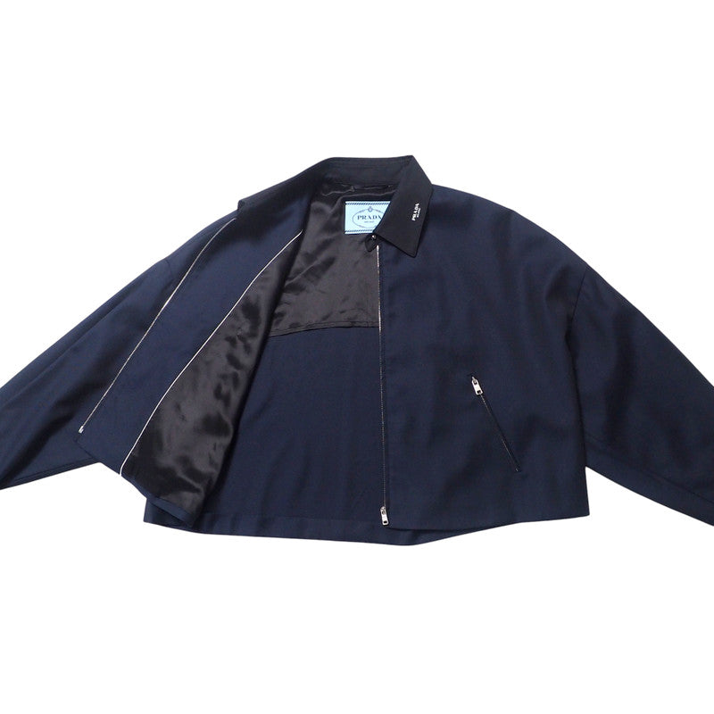 Prada Setup P522N/P145V Wool Navy Women Jacket