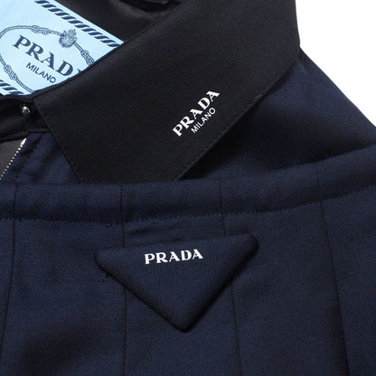 Prada Setup P522N/P145V Wool Navy Women Jacket
