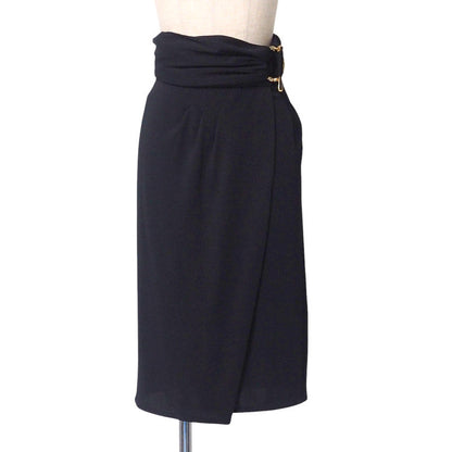 Gucci Skirt 191998 Rayon Black Women 36