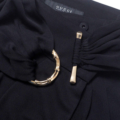 Gucci Skirt 191998 Rayon Black Women 36