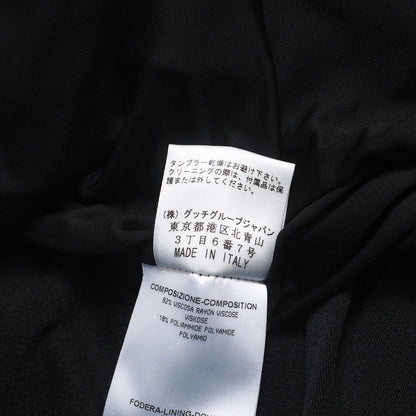 Gucci Skirt 191998 Rayon Black Women 36