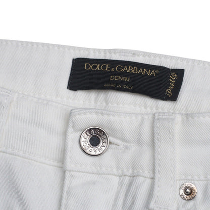 Dolce&Gabbana Denim Pants Ftah7D/G899Mg Denim White Women 38