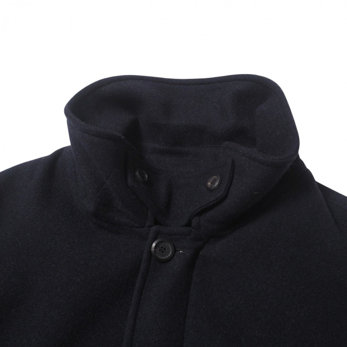 Salvatore Ferragamo Jacket 100% Wool Navy Fur