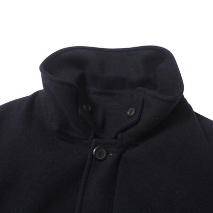 Salvatore Ferragamo Jacket 100% Wool Navy Fur