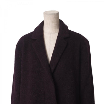 Burberry Coat B1B41-870-18 74% Wool, 10% Alpaca, 9% Mohair, 7% Nylon Bordeaux Women 38