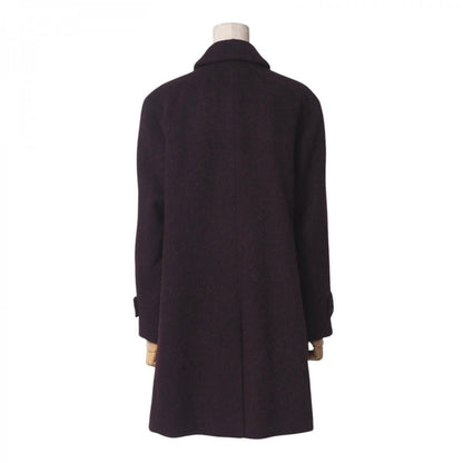 Burberry Coat B1B41-870-18 74% Wool, 10% Alpaca, 9% Mohair, 7% Nylon Bordeaux Women 38