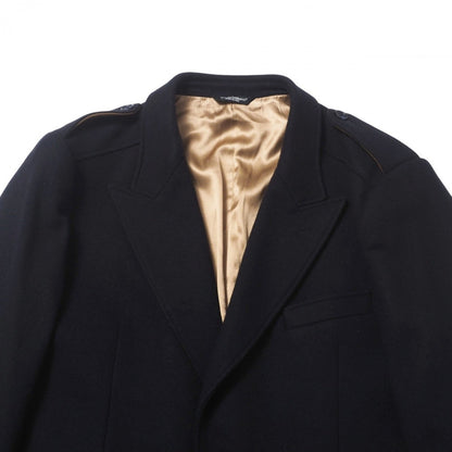 Dolce&Gabbana Coat G001Qt Wool Navy Mens 54